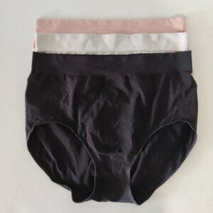 OPEN BOX Carole Hochman Women's High Waist 3 Pack Underwear Size L $60 1C415
